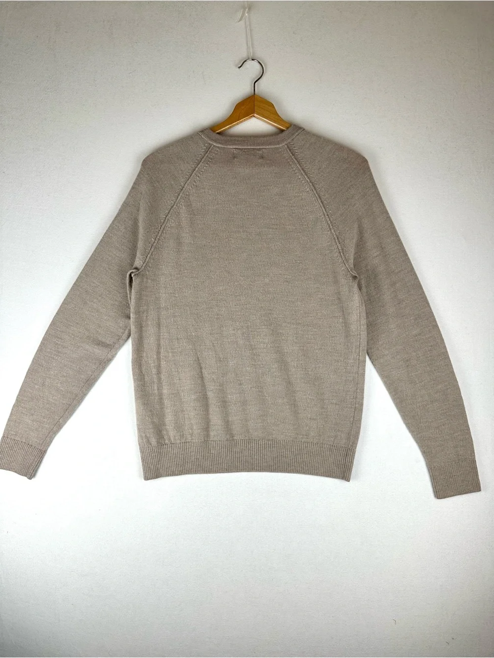 Banana Republic Merino Wool Crew Raglan Pullover Sweater Office Business Casual